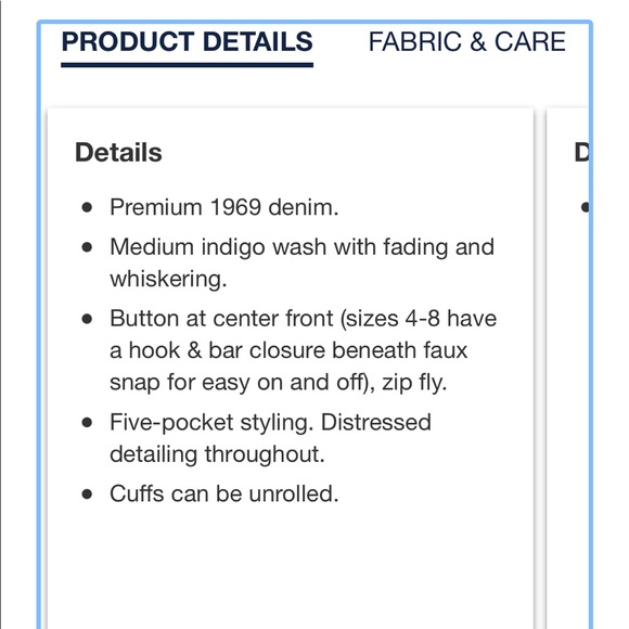 GAP Girls’ 1969 Denim (Boy-Fit) - Picture 10 of 12